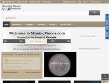 Tablet Screenshot of missingpieces.com